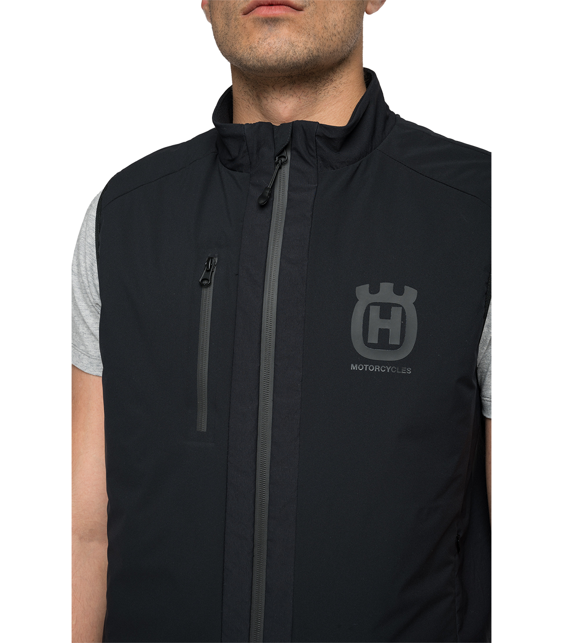 フルジップナイロンべスト REPLAY FOR HUSQVARNA 詳細画像 ブラック 5